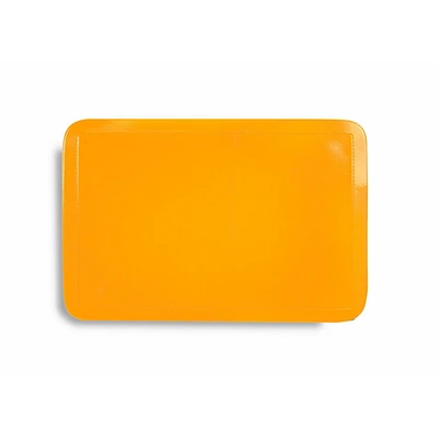 Napperon En Plastique (Jaune) - Set of 12