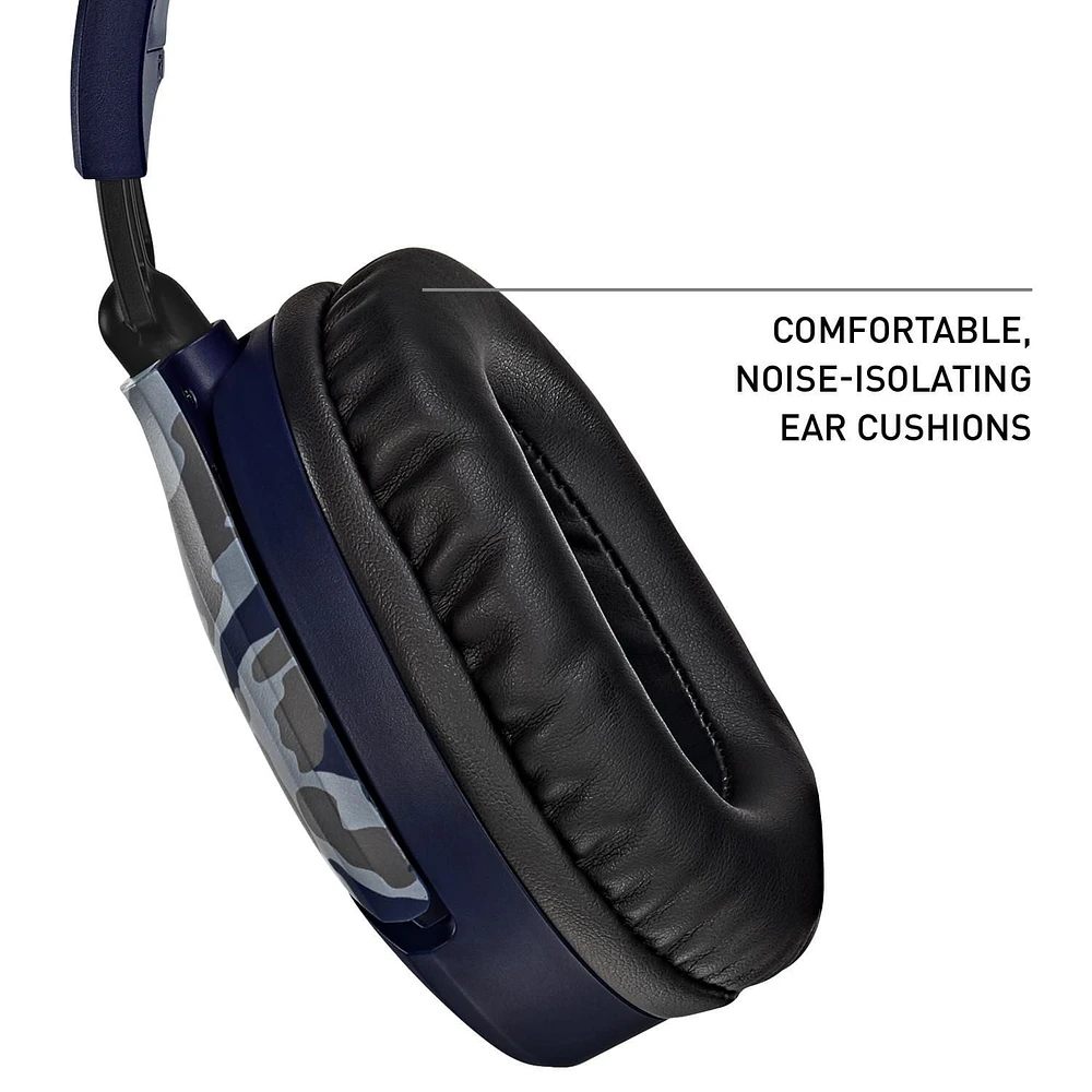 Casque de gaming Turtle Beach® Recon 70 Camo - bleu PS4™ Pro, PS4™ & PS5™ | Xbox One & Xbox Series X|S | Mobile Playstation 4