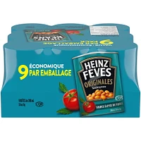 Fèves originales Heinz en sauce tomate 398 ml, Paquet de 9
