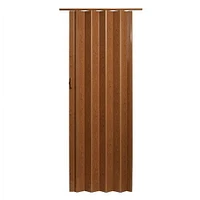 Porte accordéon Home Style Plaza en vinyle, 36 po x 80 po, blanc givré
