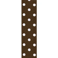 Ruban Grosgrain à pois Offray 39 mm