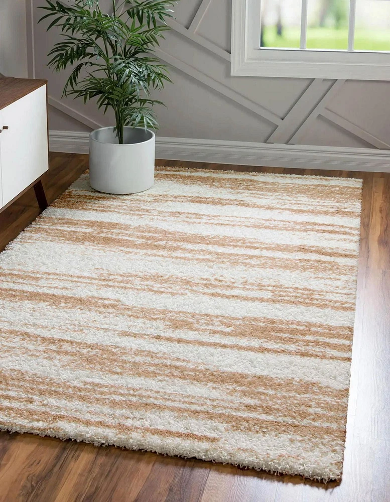 ECARPET Sirius 8'0" x 10'0" Contemporary/Modern, Plush & Shags Area Rug for Living Room, Bedroom, Dining Room, Entrance, Hallway and More.