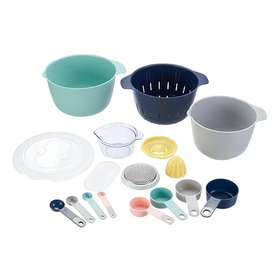 Mainstays 17 pièce Ensemble d'accessoires pour prepèration culinaire