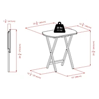 Corbet 5pc table à collation surdimensionnée