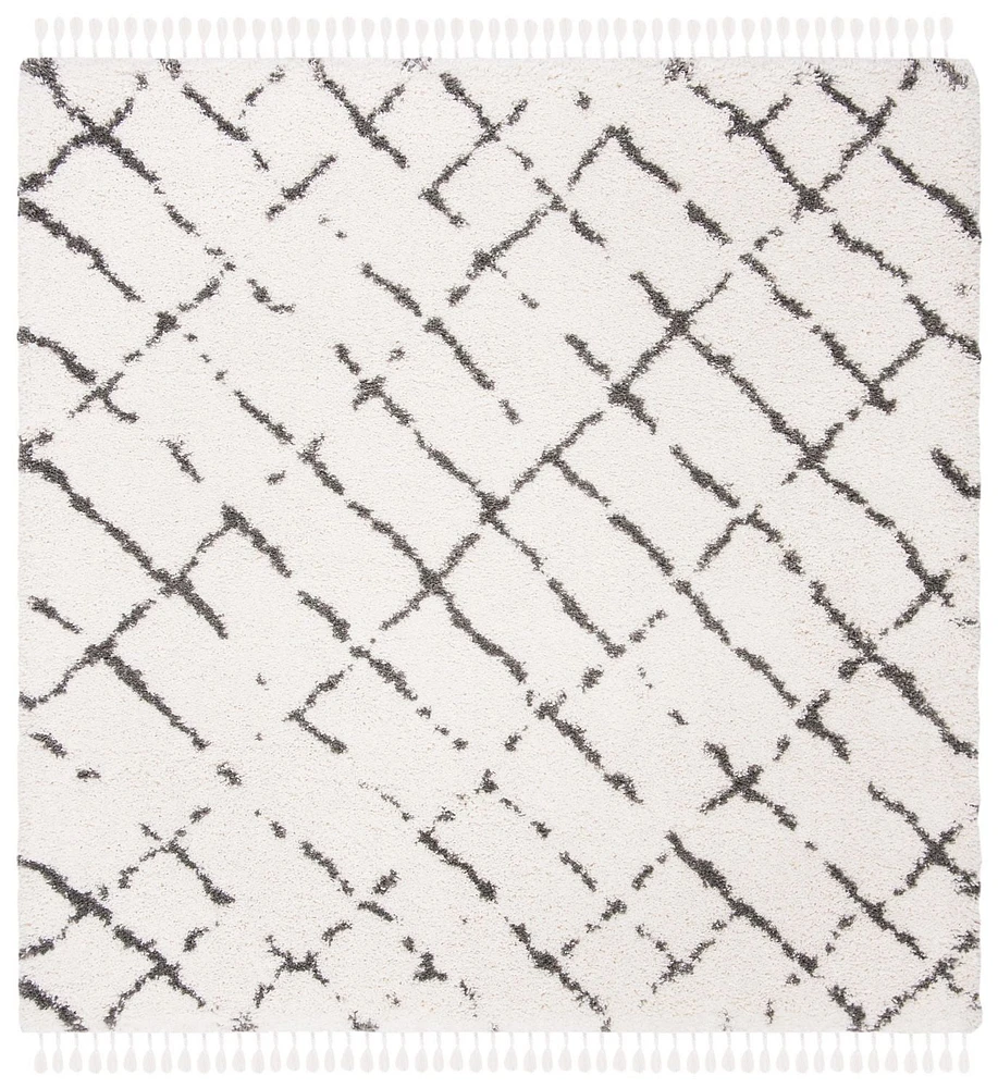 Safavieh Moroccan Fringe Dorian Tapis Géométrique Shag