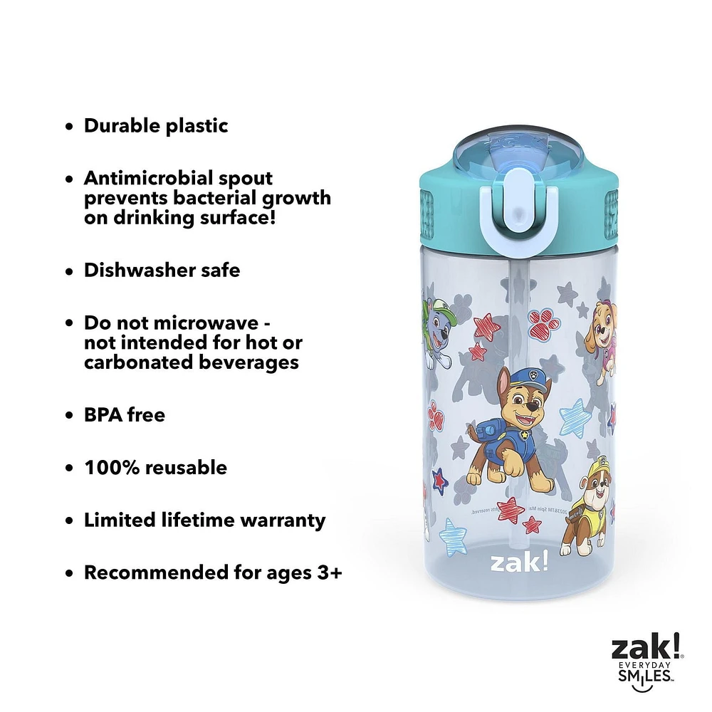 Zak Designs Paw Patrol 16oz Park Bottle, Paw Patrol 16oz Park Bottle