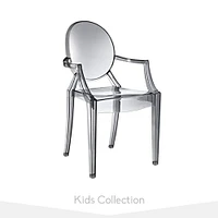 Heavenly Collection Fauteuil pour Enfants en Acrylique Fumée