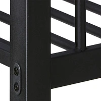 ACME Limbra Twin XL over Queen Bunk Bed in Sandy Black
