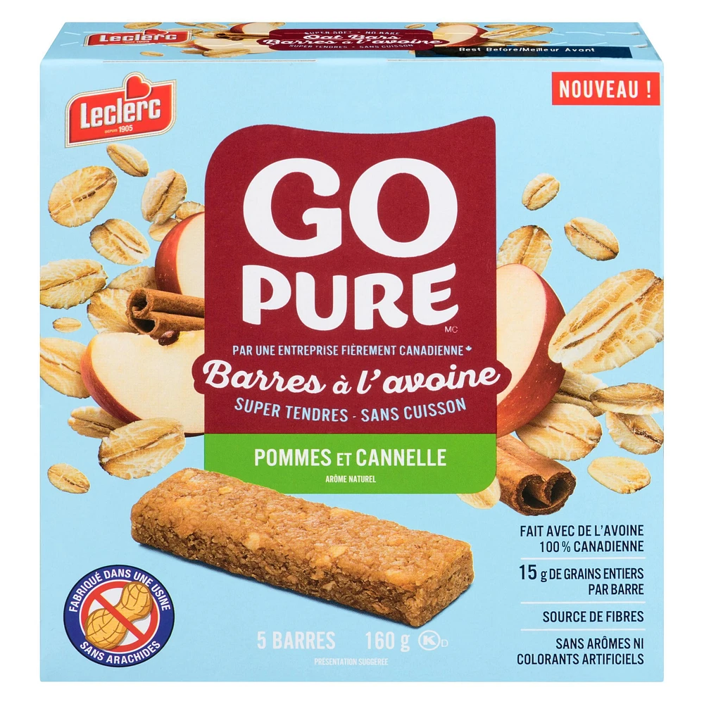 Avoine Pomme Cannelle Barres
