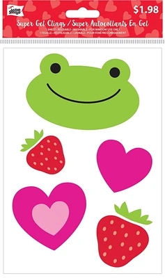 Mello Smello Frog Super Gel Clings - 1 Sheet