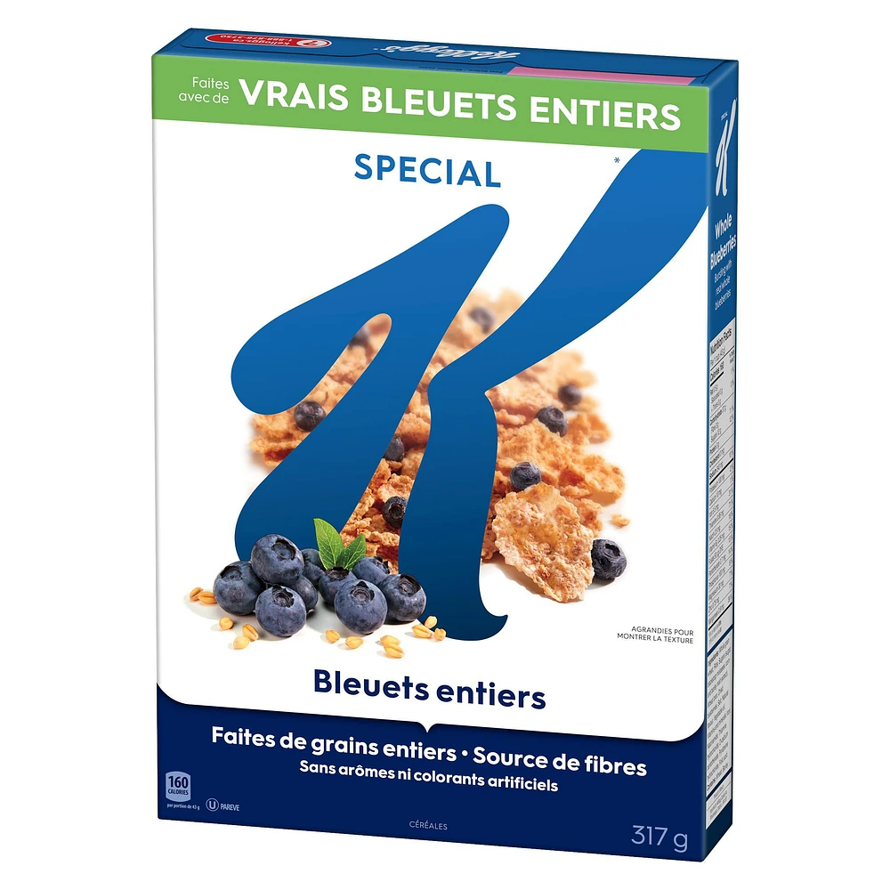 Kellogg's Special K Blueberry Cereal 317 g, Made with Whole Grains