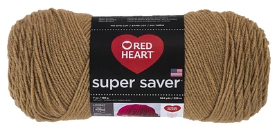 Red Heart Super Saver Yarn, Solid, Acrylic #4 Medium, 7oz/198g, 364 Yards