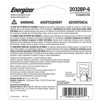 Energizer 2032 Batteries ( Pack), 3V Lithium Coin Batteries