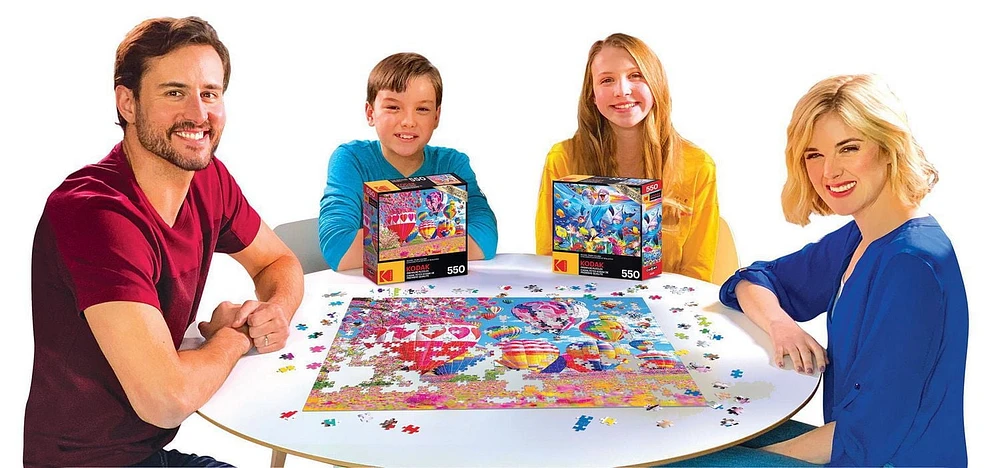 Kodak 550 Piece Puzzle - Pretty Hearts