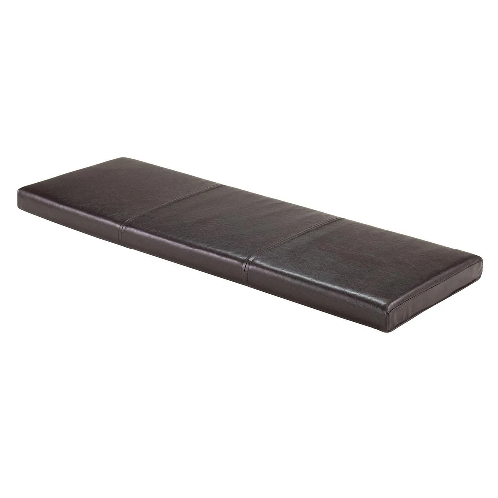 Coussin de siège de banc en cuir PU Boris de Winsome - 92303