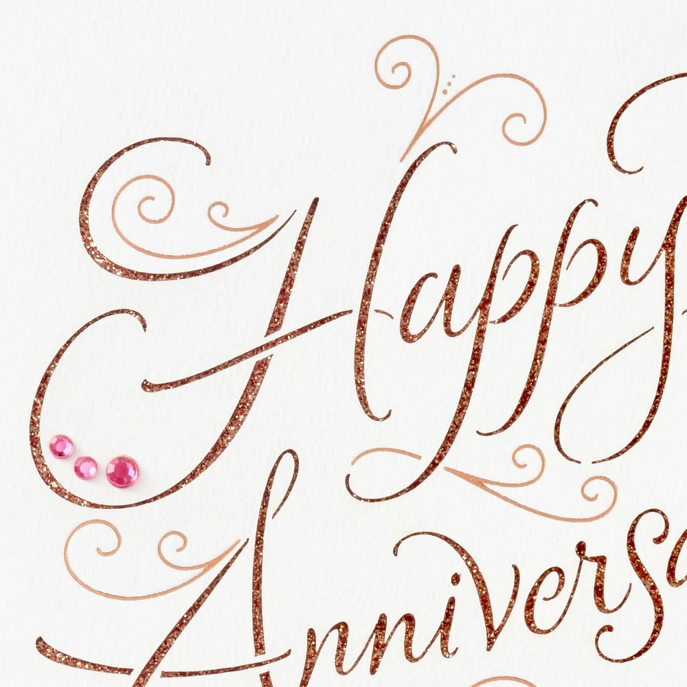 Carte d'anniversaire Signature Hallmark pour couple