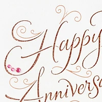 Carte d'anniversaire Signature Hallmark pour couple