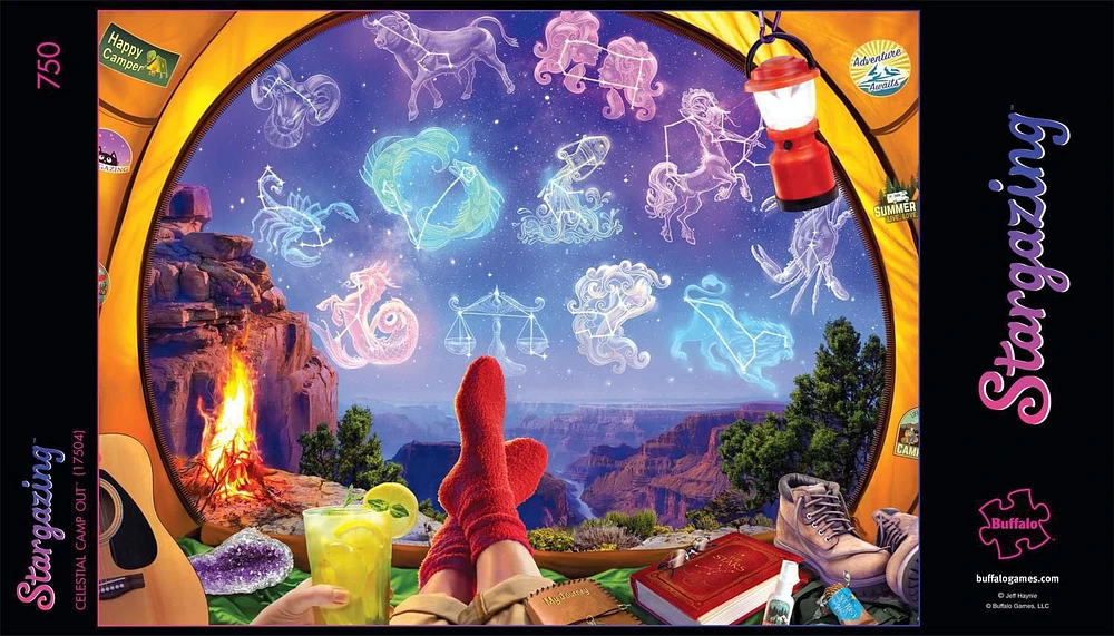 Buffalo Games - Le puzzle Star Gazing - Celestial Camp Out - en 750 pièces