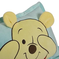 Disney Winnie the Pooh Coussin décoratif de chambre de bébé, 12 x 16 pouces