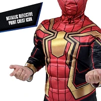 MARVEL’S SPIDER-MAN INTEGRATED SUIT YOUTH COSTUME - Costume Poly Jersey Rembourré de Polyfill avec Masque en Tissue