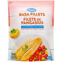 Great Value Basa Fillets, 1.12 kg