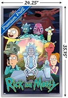Rick And Morty - Season 4 Group Wall Poster, 14.725" x 22.375"