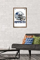 NFL Dallas Cowboys - Drip Helmet 20 Wall Poster