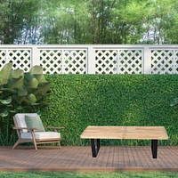 Percy Bench in Natural, Natural Bench, Manufactured Wood Bench, Natural Line Bench, Natural Wood Bench, Patio Bench, Entryway Bench 48"