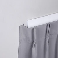 Lunar tringle à rideaux basique Fast Fit à installation facile En plusieurs couleurs