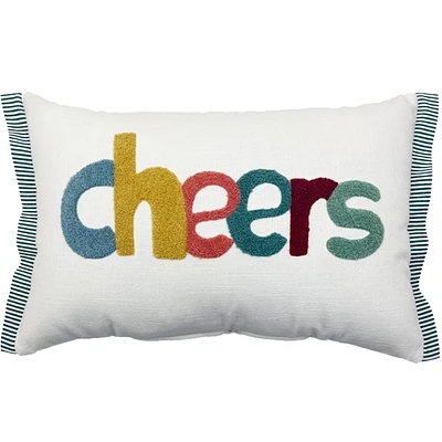 Coussin décoratif décoratif Holiday Time « Cheers »