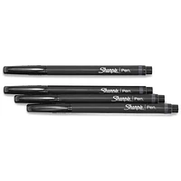 Stylos Sharpie, pointe feutre, pointe fine (0,4 mm), noir 4 unités