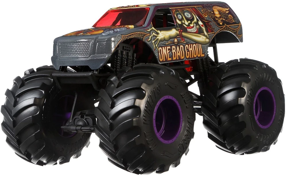 Hot Wheels Monster Trucks Véhicule One Bad Ghoul
