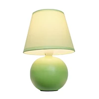 Simples Conceptions Mini lampe de table à globe en céramique