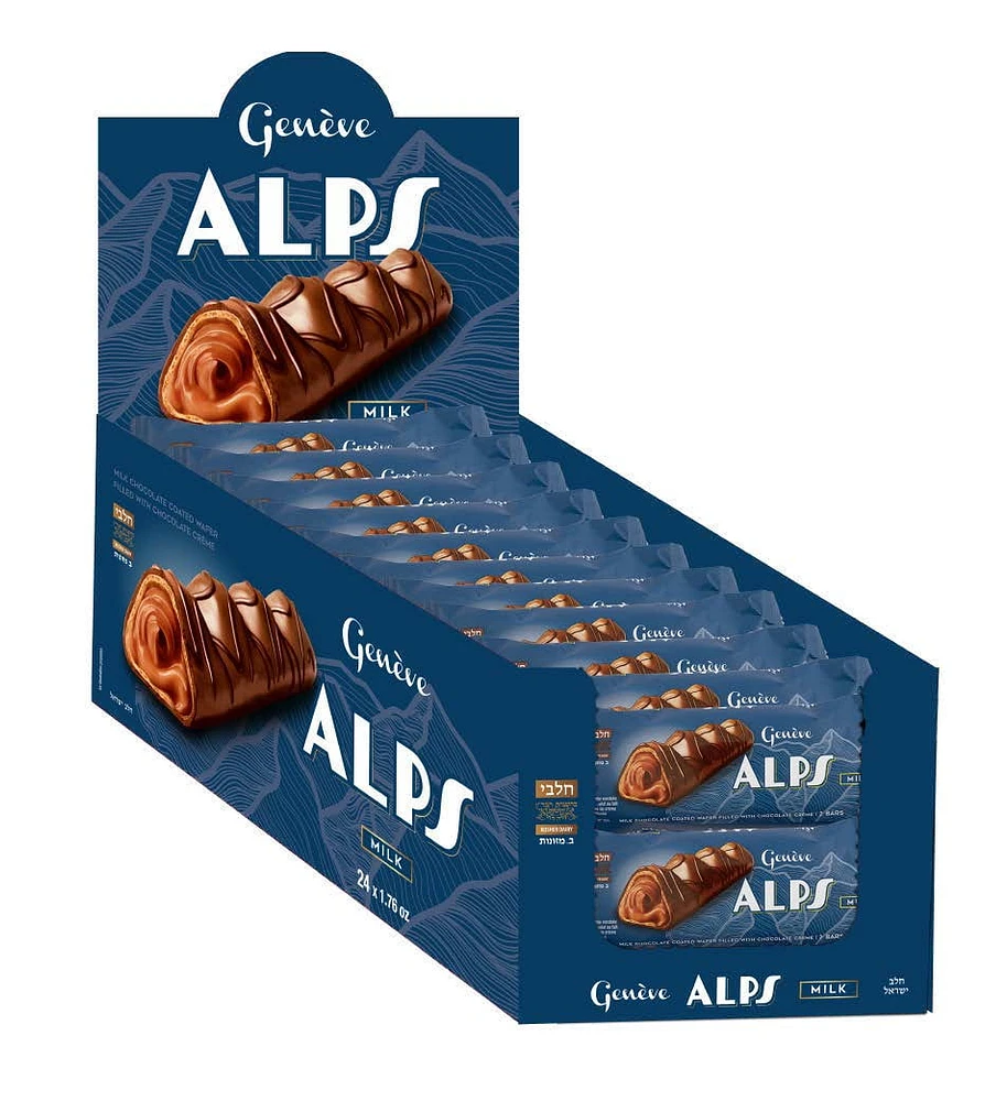 D - Alps Filled Choc Coated Wafer Milk With C Cream 2 Pack