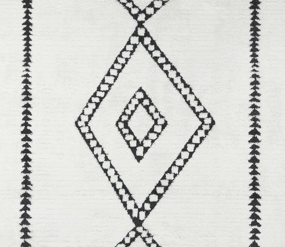 ECARPET Zelda 7'6" x 9'6" Tapis pour Salon, Chambre, Salle A Manger, Entrée, Couloir et Plus Encore.