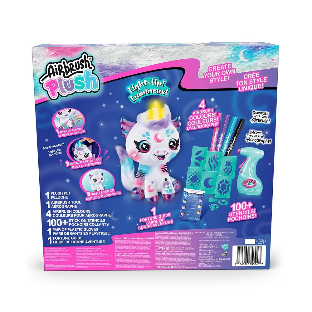 «Air Brush» Peluche à Peindre avec Klaxon Lumineux