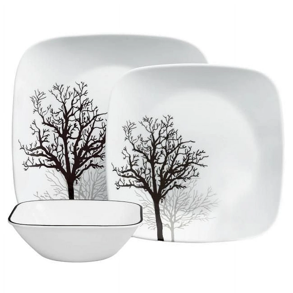 Ensemble de vaisselle Corelle® Studio Timber Shadows 12 pièces Ensemble de 12 pièces Corelle®