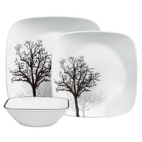 Ensemble de vaisselle Corelle® Studio Timber Shadows 12 pièces Ensemble de 12 pièces Corelle®