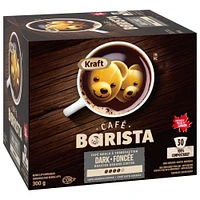 Kraft Café Barista Dark Roasted Coffee 100% Compostable Pods, 30 ct Box