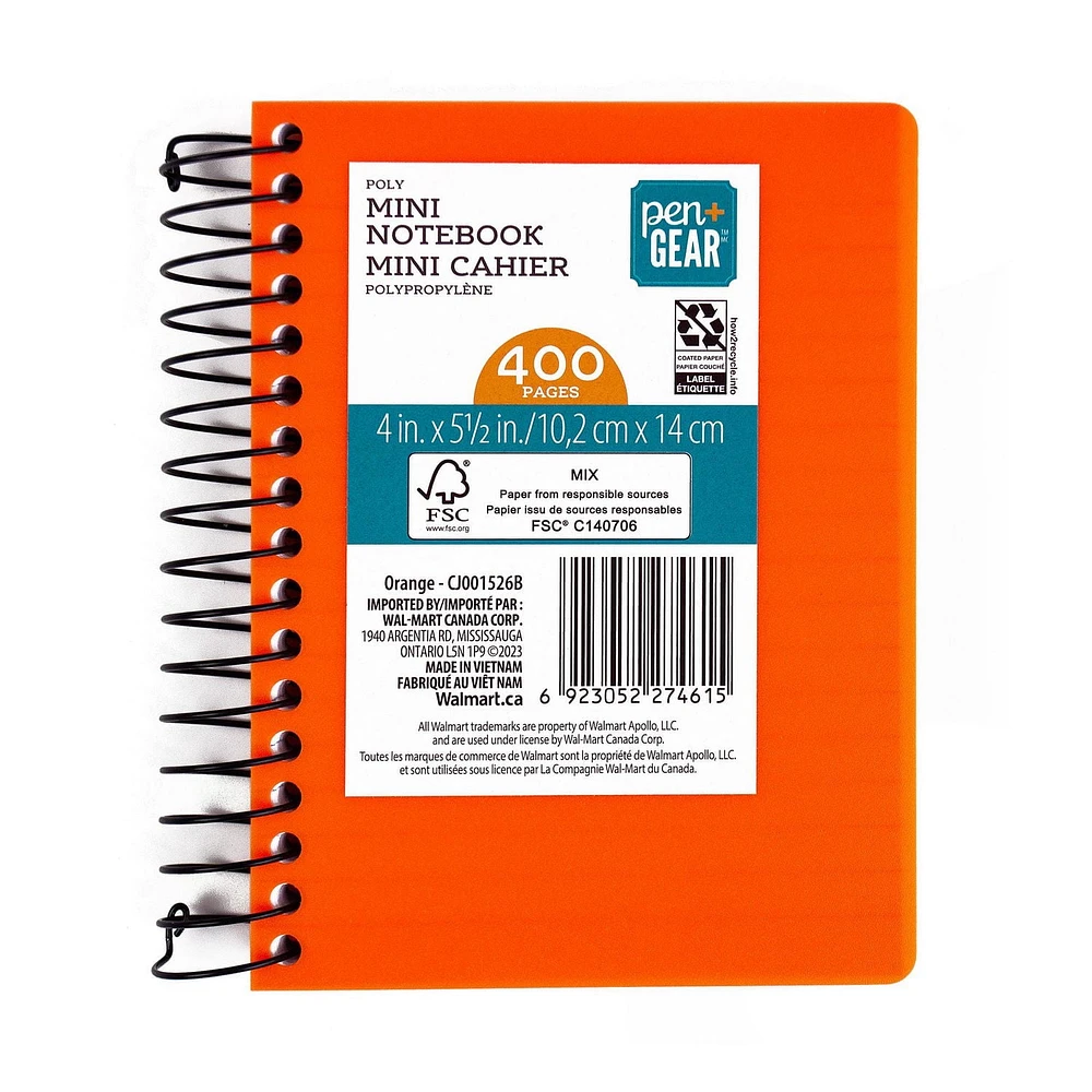 PEN+GEAR POLY FAT LITTLE NTBK ASST