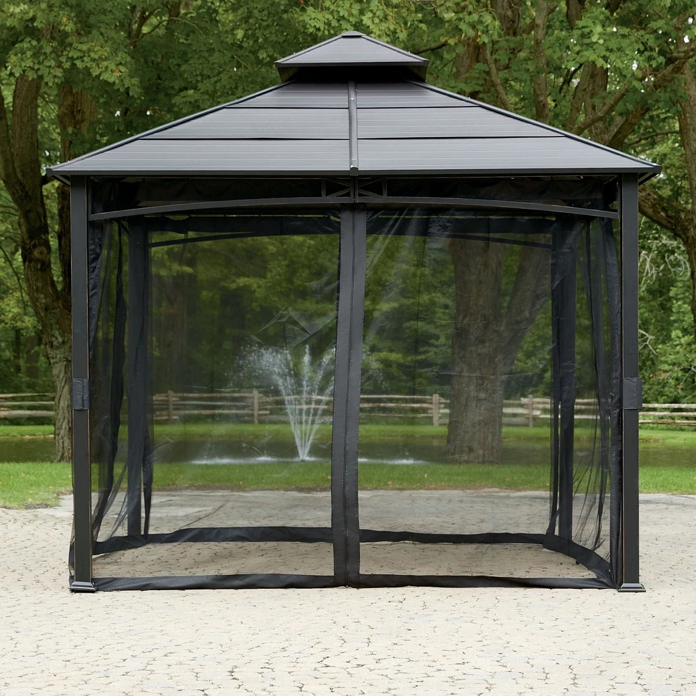 hometrends Mosquito Netting for 10 Ft X 10 Ft Gazebo