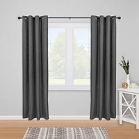 Home Trends Boule texturée 48 po - 84 po. Ensemble de tringle à draperie, 5/8 po de diamètre 1,58 cm Diamètre