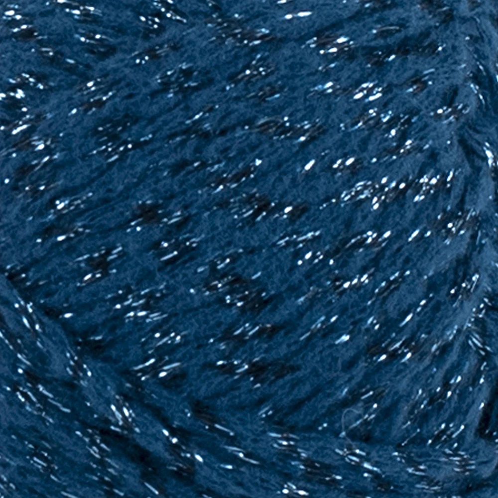 Lion Brand Yarn 509-101 Boogie Nights Royal Flush Fil métallique super doux