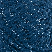 Lion Brand Yarn 509-101 Boogie Nights Royal Flush Fil métallique super doux