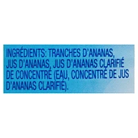 Tranches d'ananas dans du jus d'ananas de Dole 398 ml