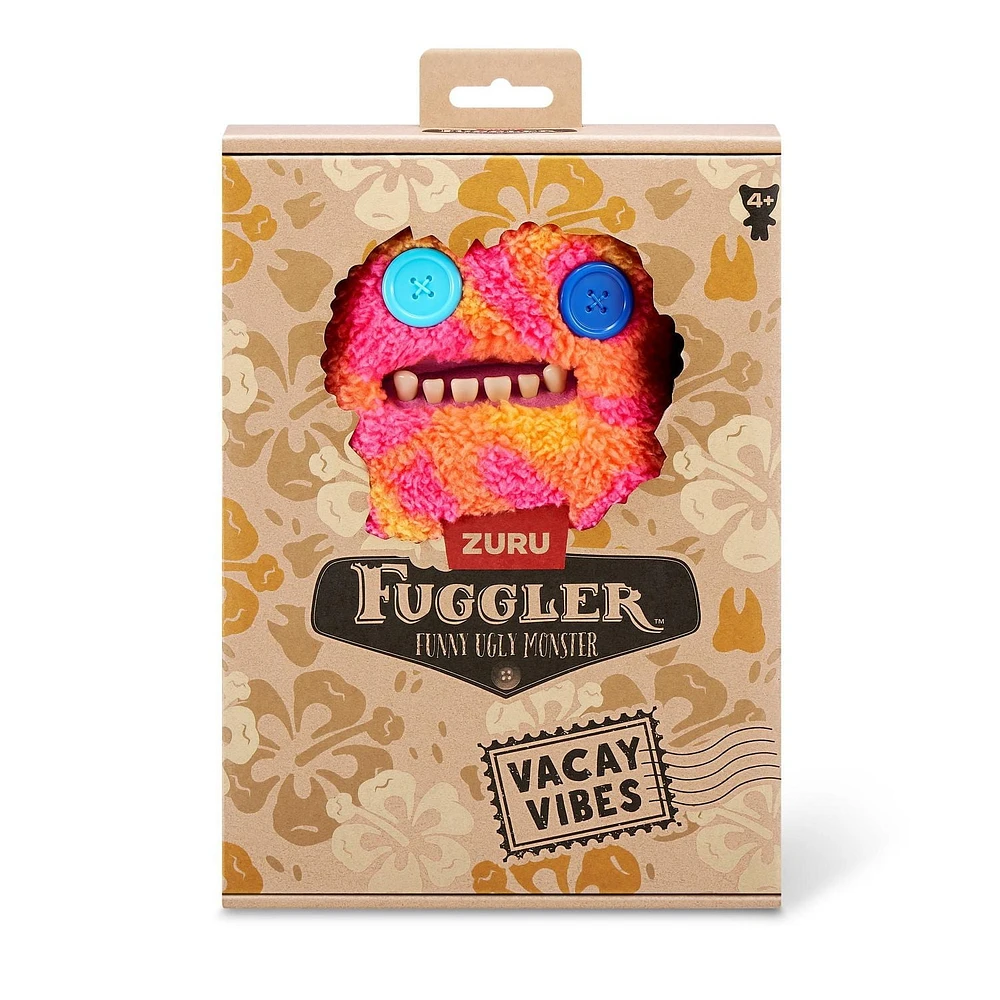Fuggler Vacay Vibes 9 inch (Sir Splodge A Lot), Funny Ugly Monster Soft Plush Collectible Toy by ZURU