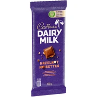 Cadbury Dairy Milk Hazelnut Chocolate Bars, 100 g