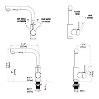 The akuaplus® ANNA pull down Kitchen Faucet
