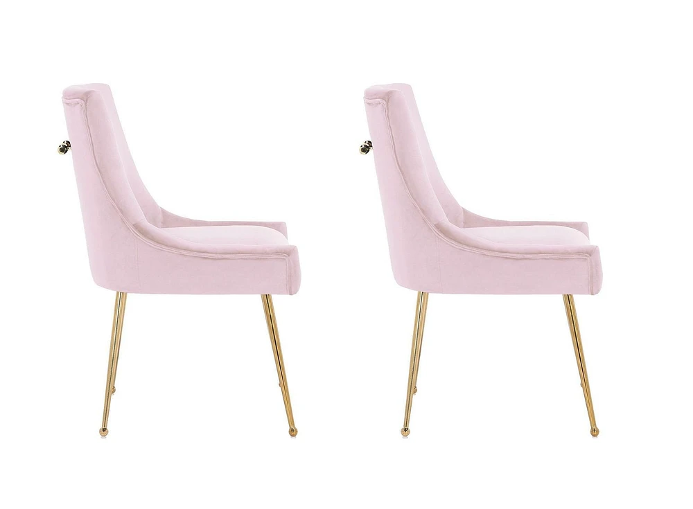 Plata Import Chaise Heye II Rose Set 2