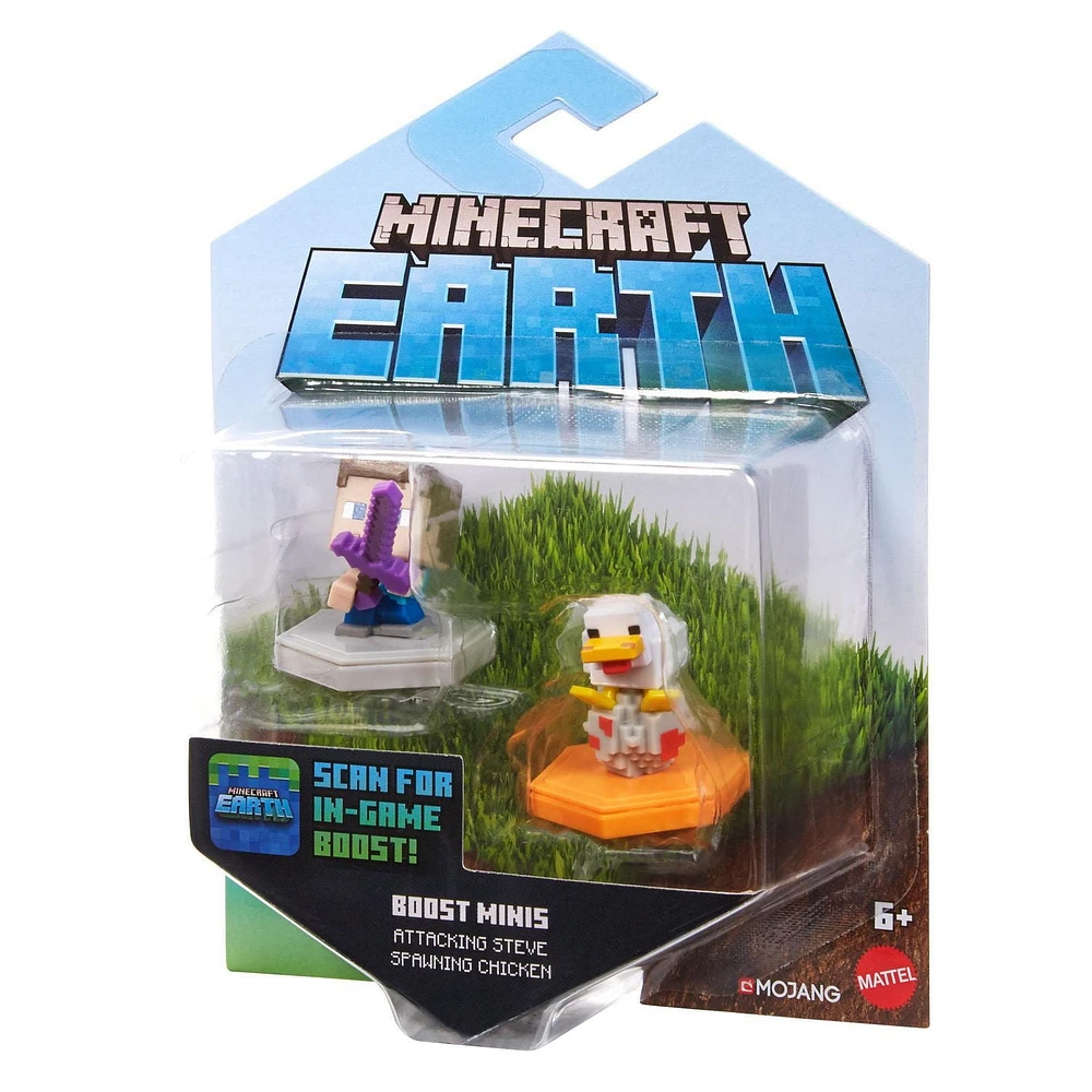 Minecraft Earth Boost Mini-figurines Coffrets de 2 Assortiment